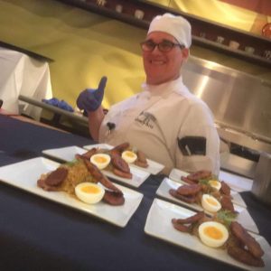 Culinary program student. Isaac Cuevas | Washtenaw Voice