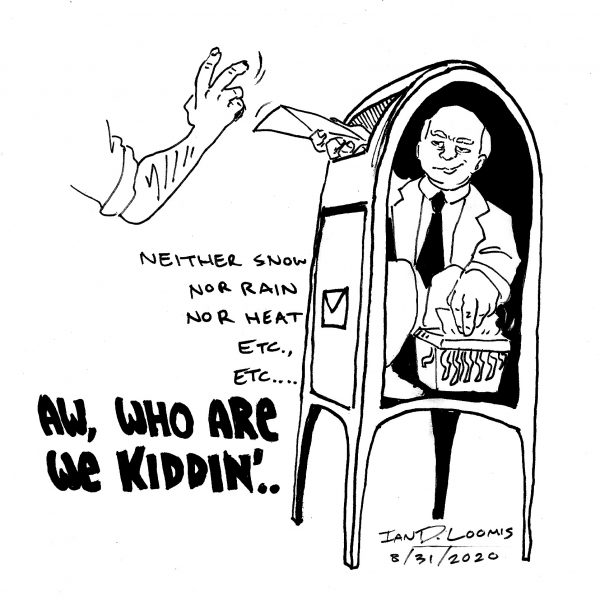 Postal editorial by Ian Loomis