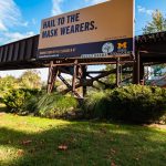 A billboard donated by the City of Ann Arbor. Torrence Williams | Washtenaw Voice