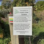 An explanation of Project Grow’s gardens. Debra Destefani | Washtenaw Voice