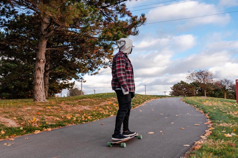 The non-motorized pathway, completed in late August, makes WCC the only two-year institution to earn the title of “Bike-Friendly Campus.” Torrence Williams | Washtenaw Voice