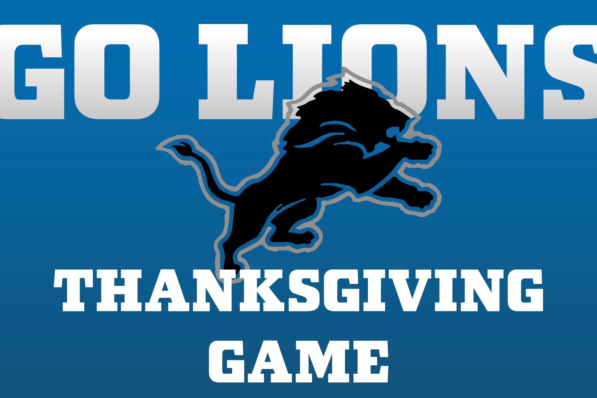 time of lions game on thanksgiving