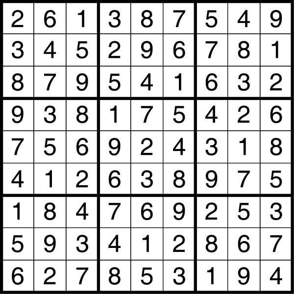 These are the Sudoku answers for the February 11th, 2025 paper.