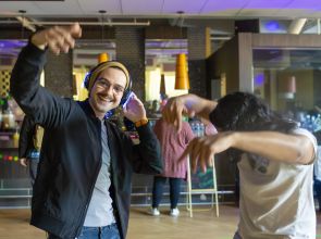 WCC’s silent disco is anything but quiet